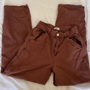 GARAGE Womens brown cargo pants or carpenter pants size 3